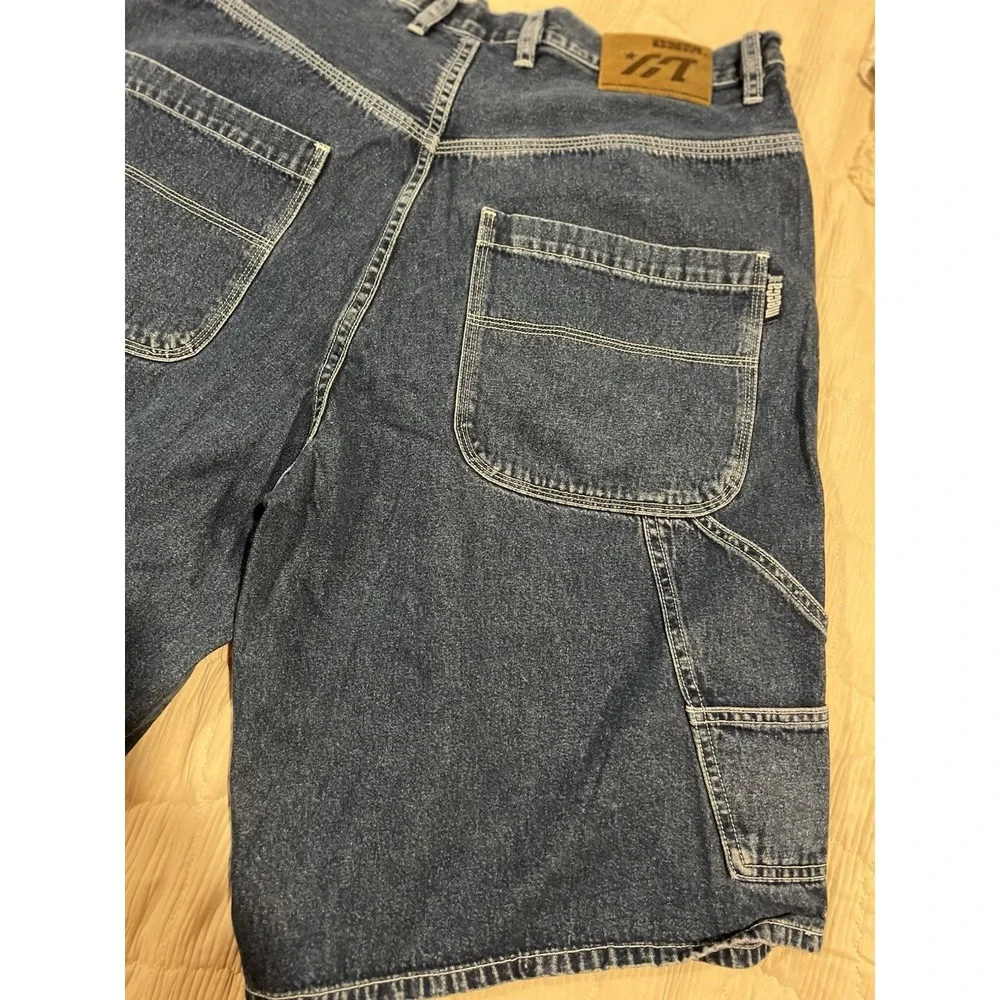 Mecca Men's Vintage Carpenter Jean Shorts Size 38 Blue‎